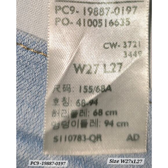 Women's Levi's 887 Stellar Stretch Boyfriend Relaxed Fit Tapered  Size W27xL27 - Picture 6 of 6